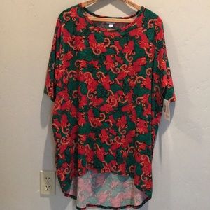 LulaRoe Irma Shirt NWT Christmas